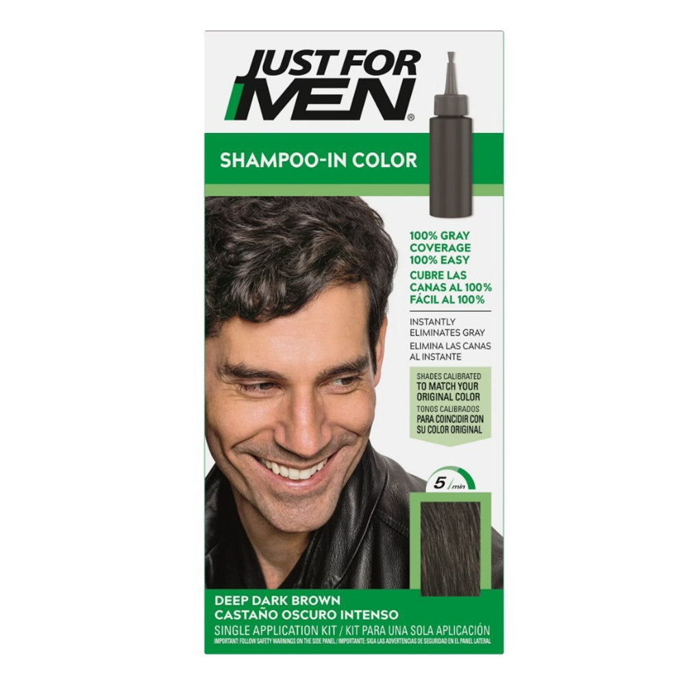 Just for Men Shampoo in Color Deep Dark Brown 1 Ea